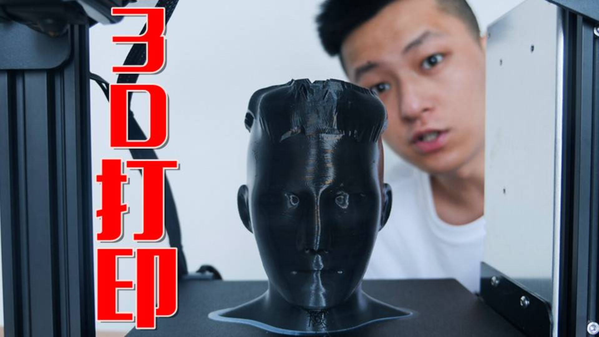 听了那么久的3D打印机!我用打印机自己头效果怎么样?